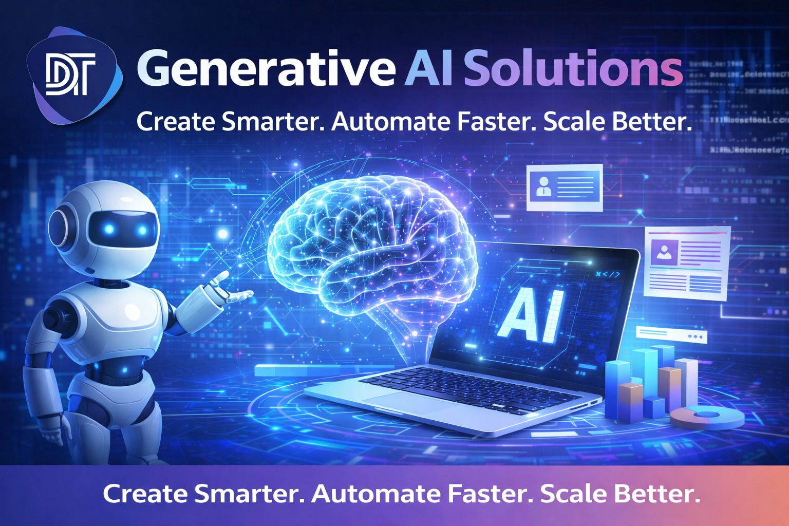 Generative AI Solutions: Transforming Business Automation, Content Creation, and Innovation